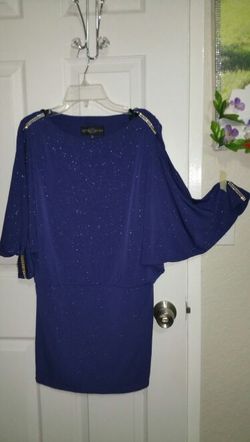 Gorgeous sparkle royal blue dress.
