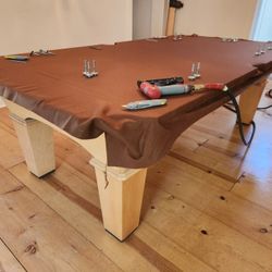 Pool Table Cloth Many Colors Also Relocate 