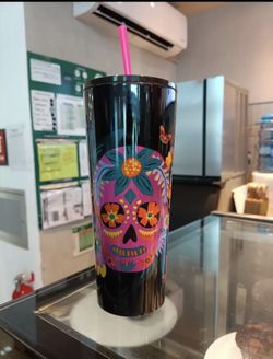 Starbucks Halloween DÃa De Los Muertos Tumbler
