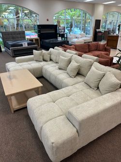 Modern U shape sectional | only $39 Down| Delivery and Finance Available
