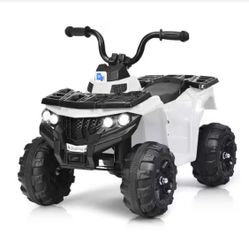 6-Volt Kids Ride-On ATV Quad 4 Wheeler Electric Toy Car Battery Power Led Lights       