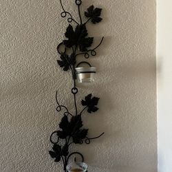 Metal tealight candle holders