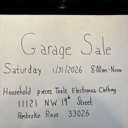 GARAGE SALE