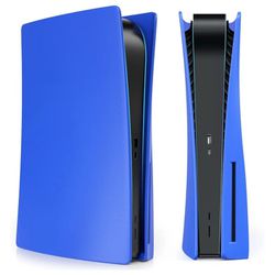 Elegant Blue Plate Covering For Ps5