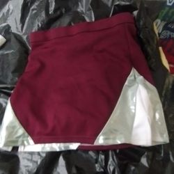 size small and medium bulldogs cheerleading uniform