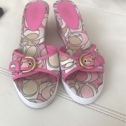 Coach slippers