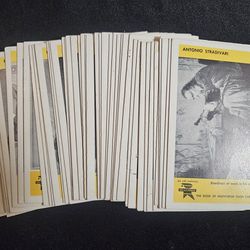 Vintage Antique 1960 Ed-U-Cards Historical Figures Flashcards 