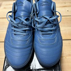Lakai Cambridge Paterson Slate Leather Blue Shoes Size 12