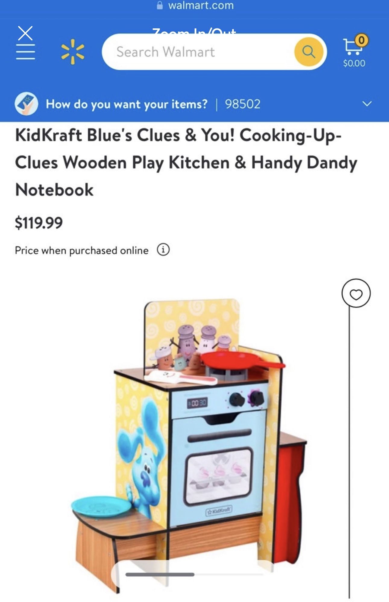 Blues Clues Kitchen Toy Set