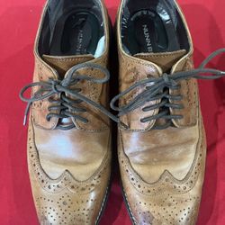 Men’s Brown Leather Shoe Nunn Bush Size 8 M