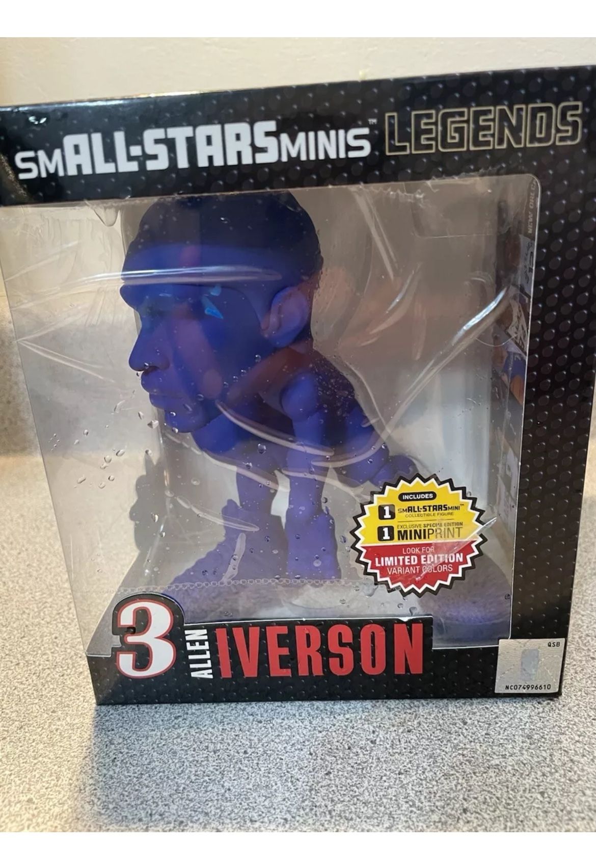 NBA smAll-STARS mini Allen Iverson Rare Blue Limited Edition
