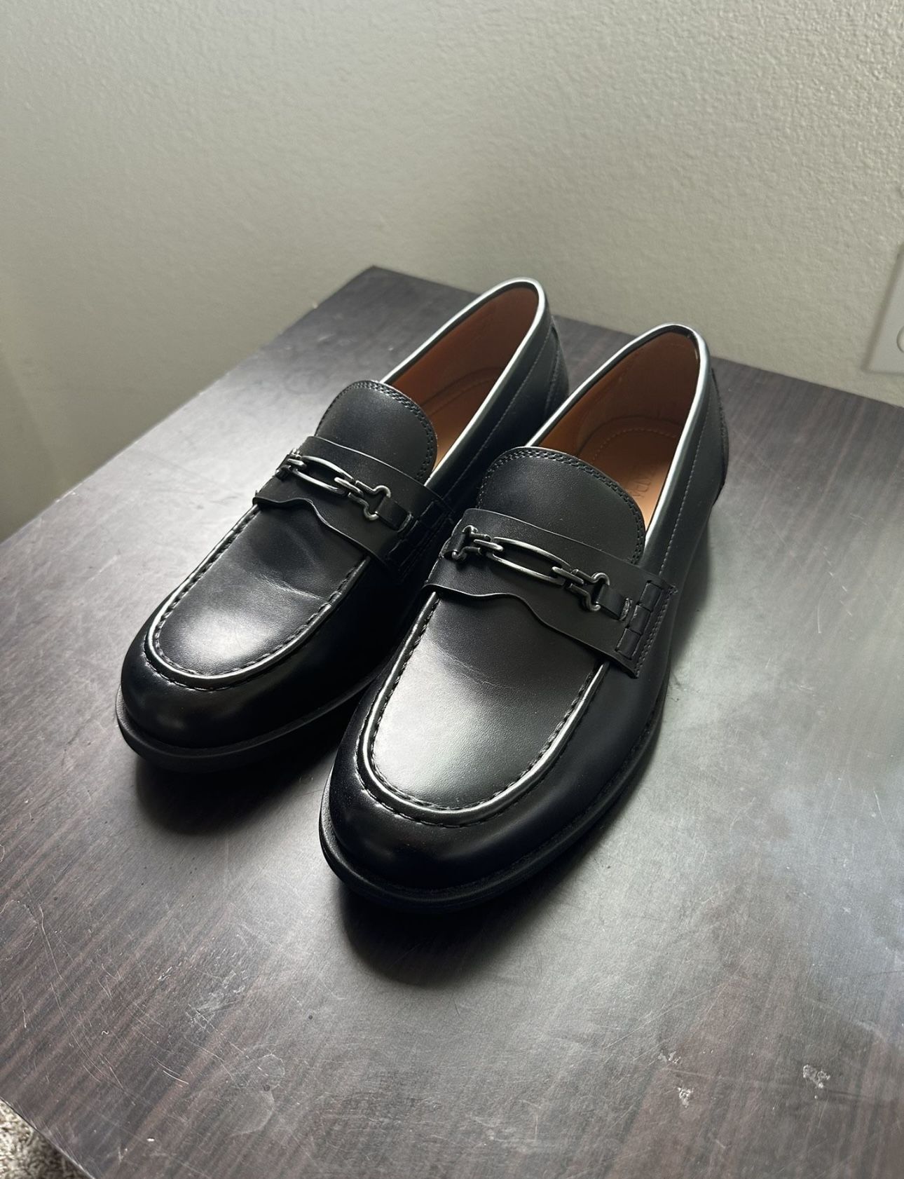 Zara Men’s Leather Loafers Size 9
