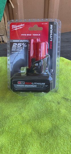 MILWAUKEE M12V REDLITHIUM HIGH OUTPUT XC5.0 BRAND NEW