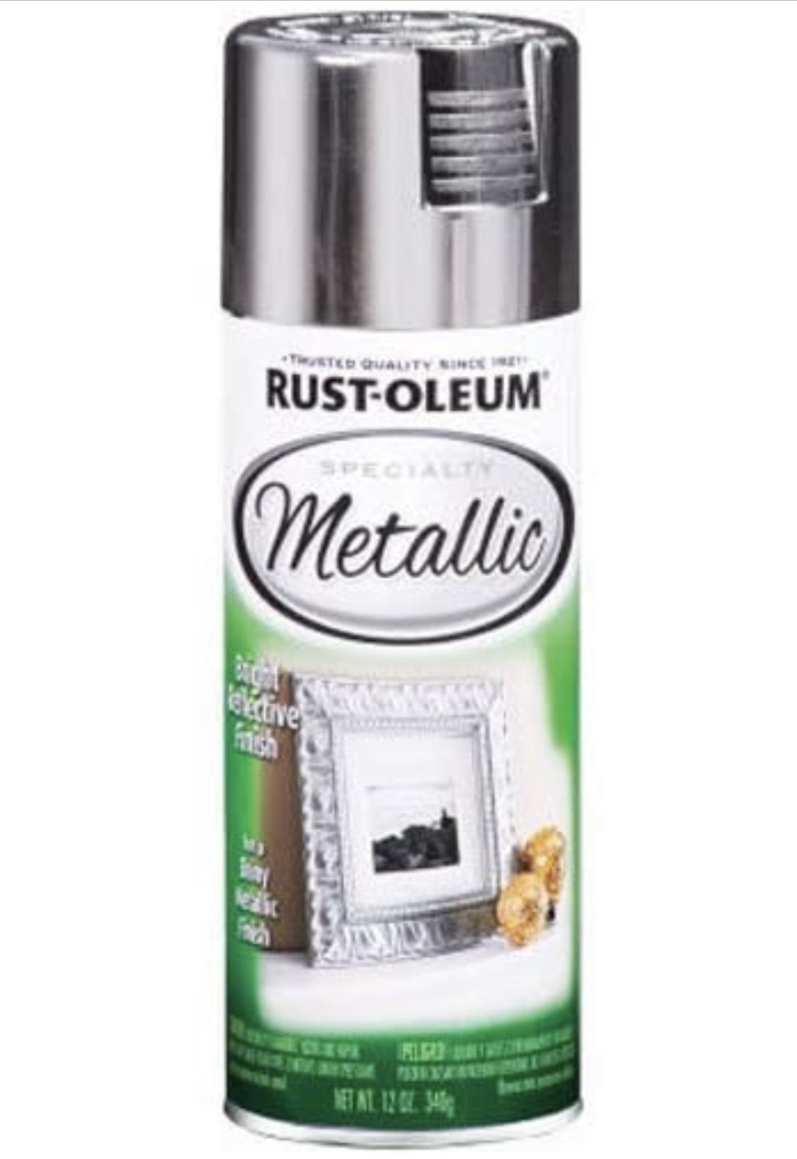 Rustoleum metallic spray paint