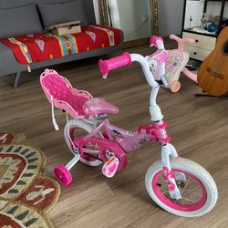 Huffy 12" Disney Princess Kids' Bike, Fits Riders 3'1" - 3'5", Pink, Child, Girl's