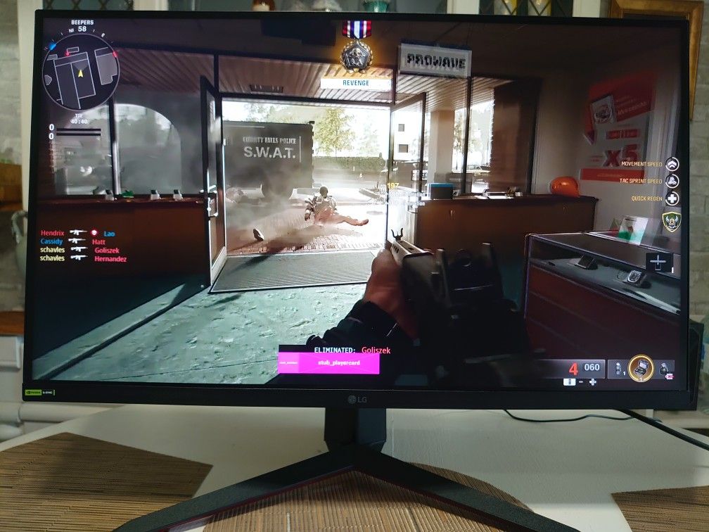 27" L/G 1440p 165hz Gaming Monitor Desktop Computer Screen PC X