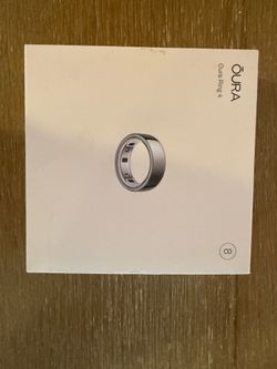 Oura Ring 4: Silver Size 8