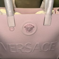 Pink Large Versace Purse  