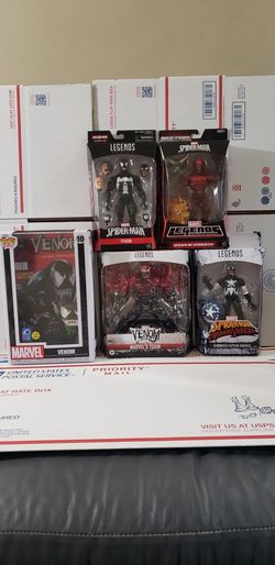 Marvel Legends Symbiote Lot 5  Venom, Toxin...