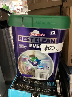 Cascade Dishwasher Detergent ActionPacs - 82 Count