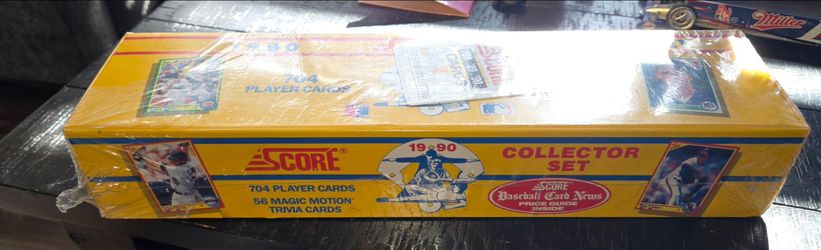 Factory-sealed 1990 Score Baseball Collector Set