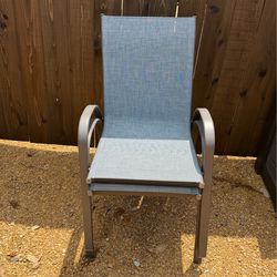 Outdoor Patio Chairs (Set of 2) – Stackable & Sturdy