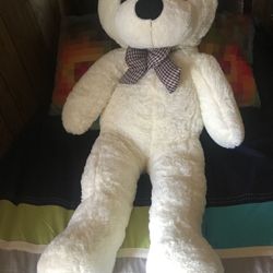 Giant Teddy bear doll, color white, 47inch New