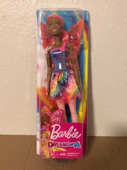 Barbie Dreamtopia Fairy Doll 12 Inch, Pink Hair and Wings, New in Box