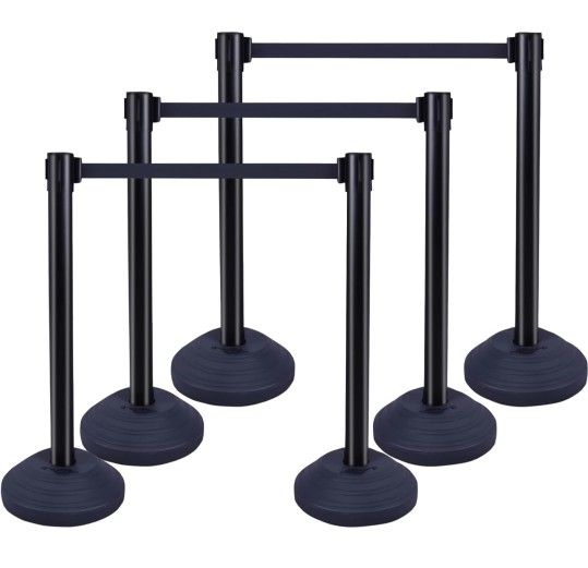 10 ft Crowd Control Stanchion Set