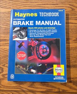 Automotive Brake Manual by Haynes Techbook - Reference - 10410