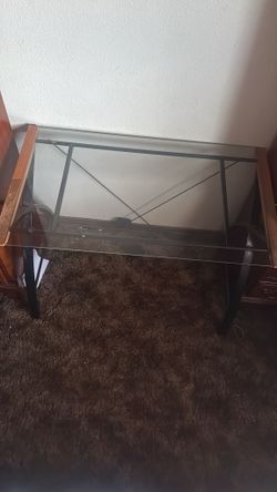 Glass Desk