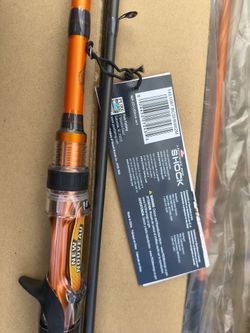 NEW Berkley Lightning Rod Shock - Orange - 2-Piece Fishing Rod 6.6ft