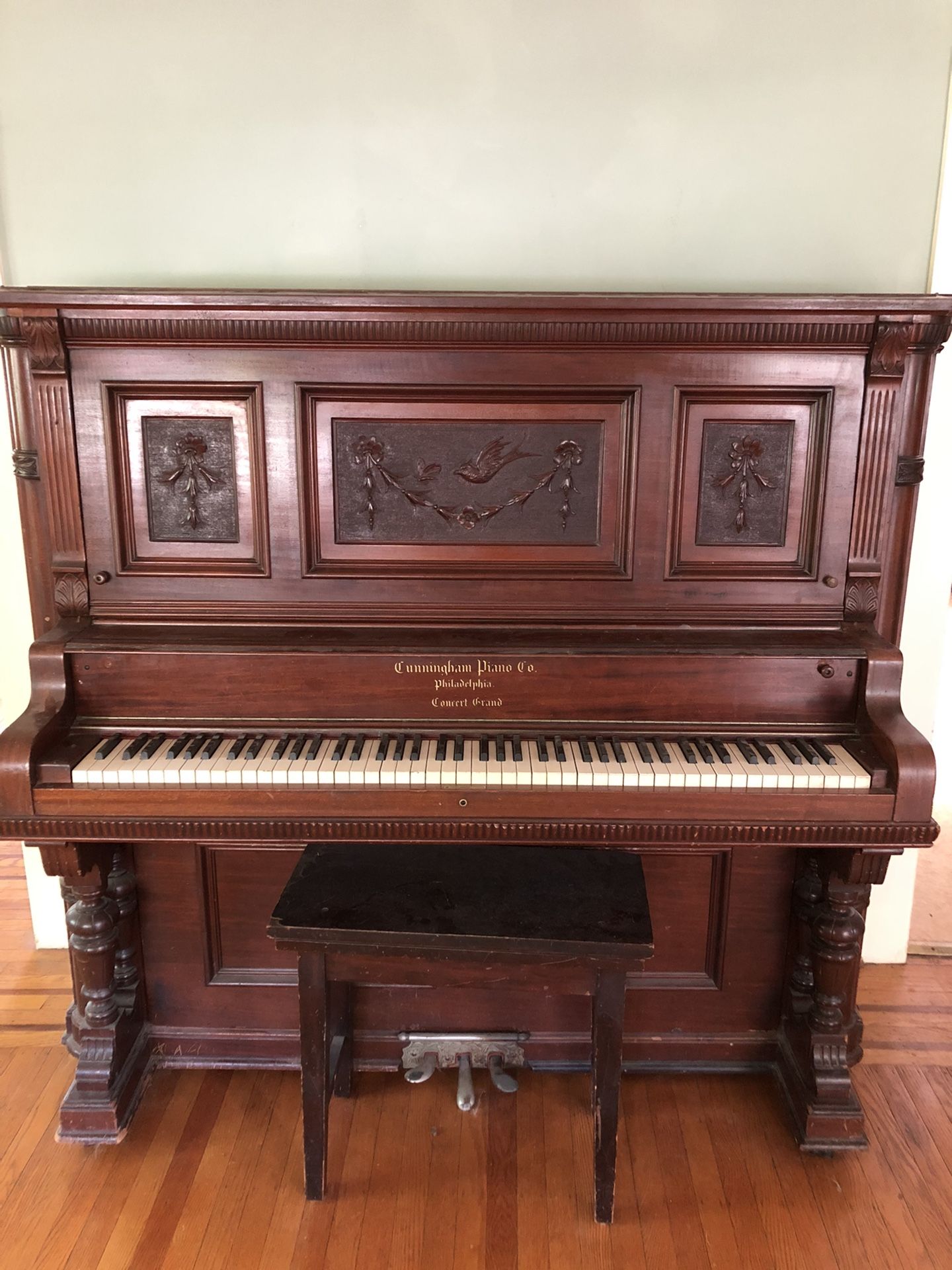 Antique Cunningham Piano