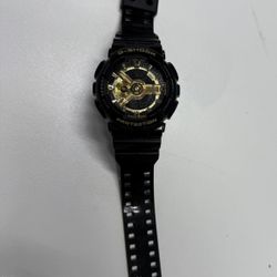 Men’s G-Shock Watch- Black And Gold