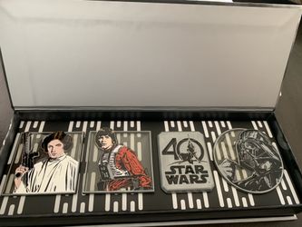 STAR WARS Limited Edition 1250 Pin Set Of 4 NEW