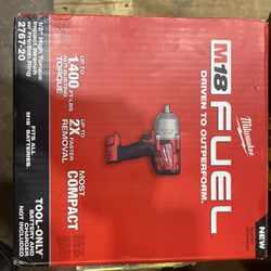 Milwaukee 1/2” High Torque Impact Wrench W/ Friction Ring
