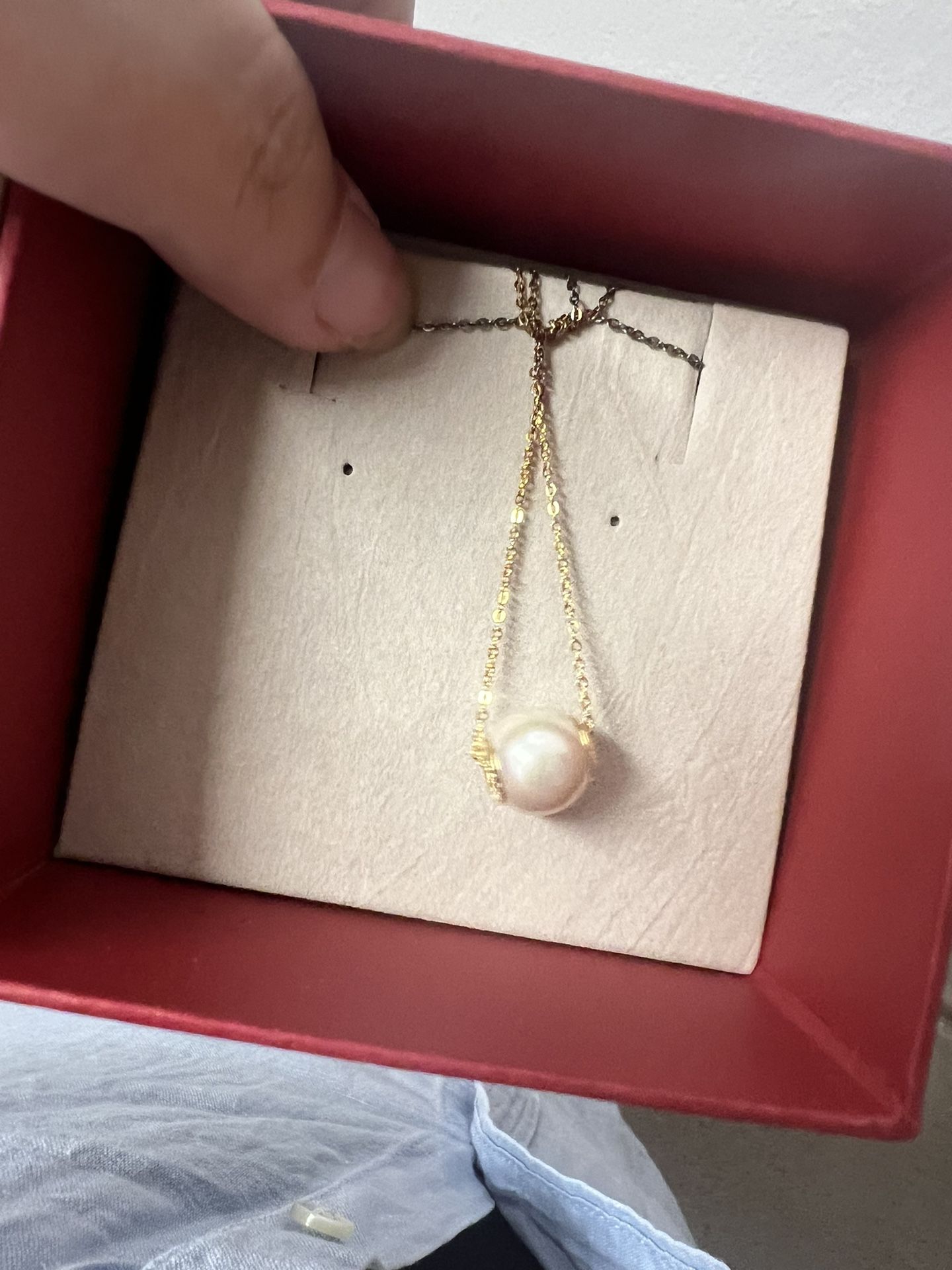 Majorica Pearl Choker Necklace with Gold And Sliver