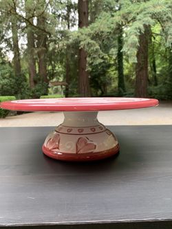 Cake Stand With Hearts