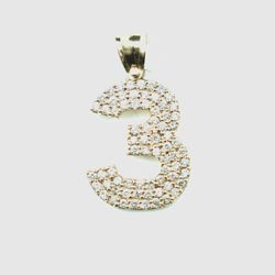 14k Diamond Charm 2.12cts #3