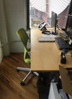 Long Birch Desk (2 available)