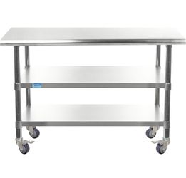 Stainless Steel Kitchen Table 