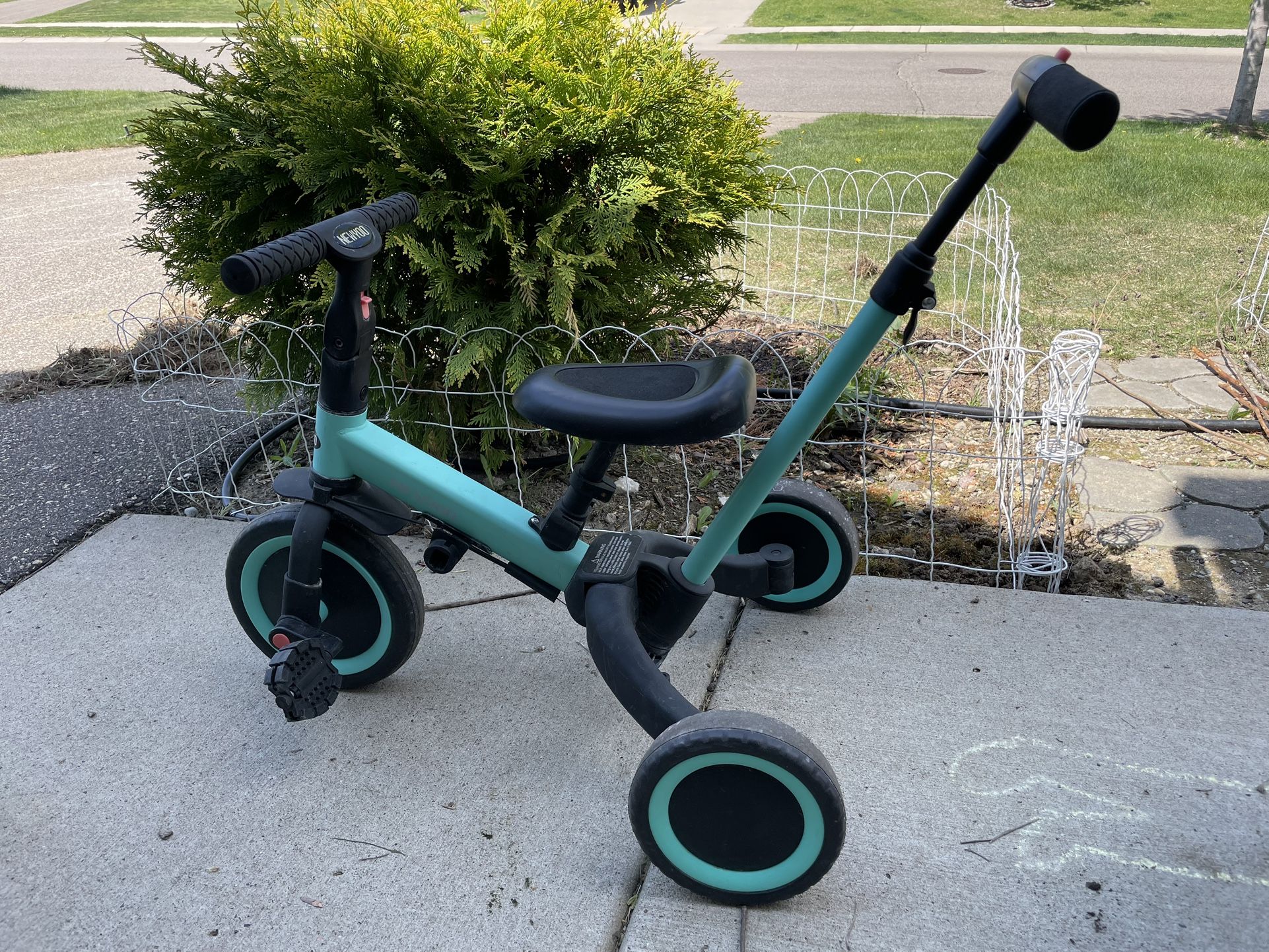 3 In 1 Toddler Trike With Parent Control