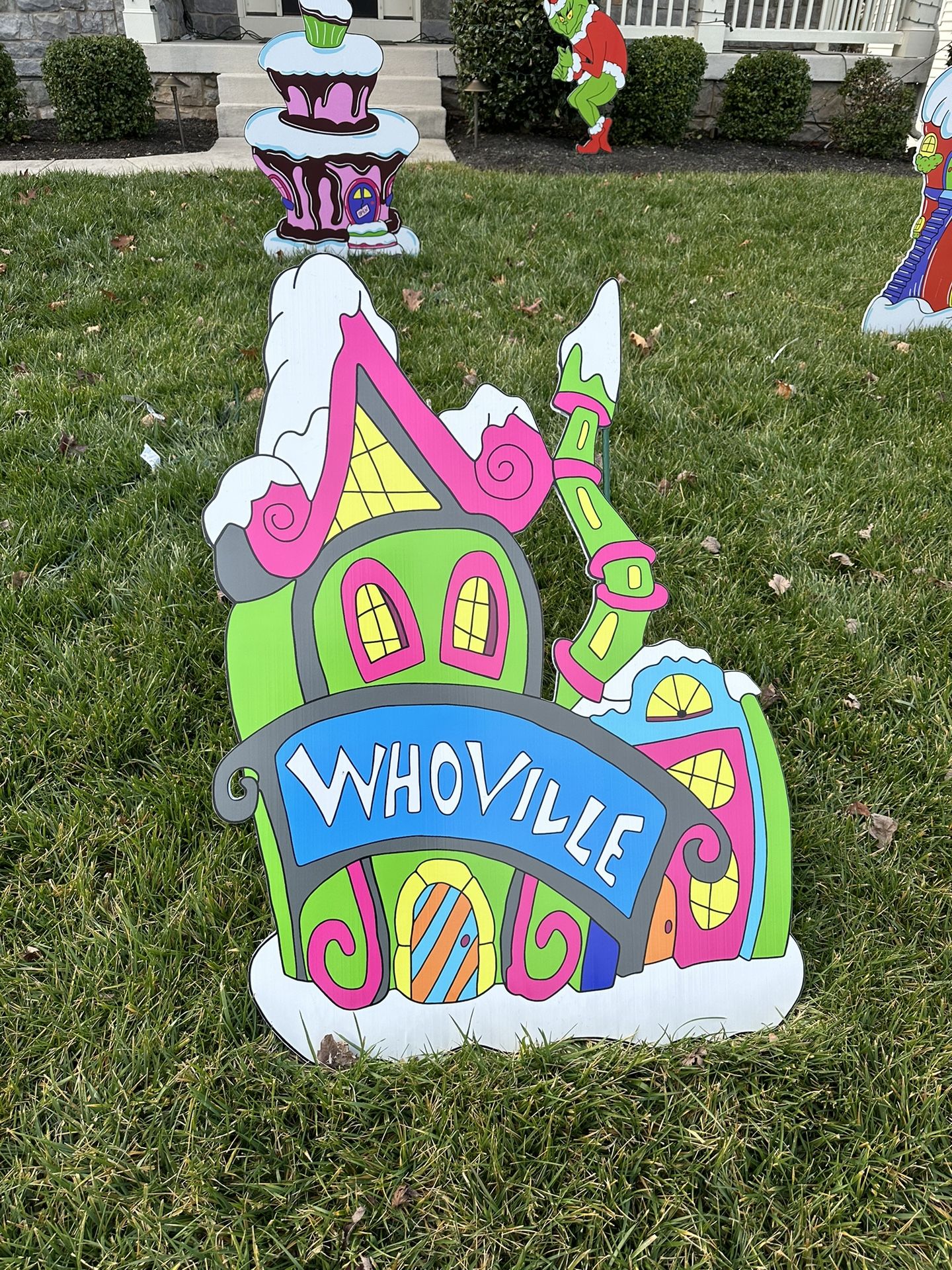 Whoville Village Christmas Decoration Props