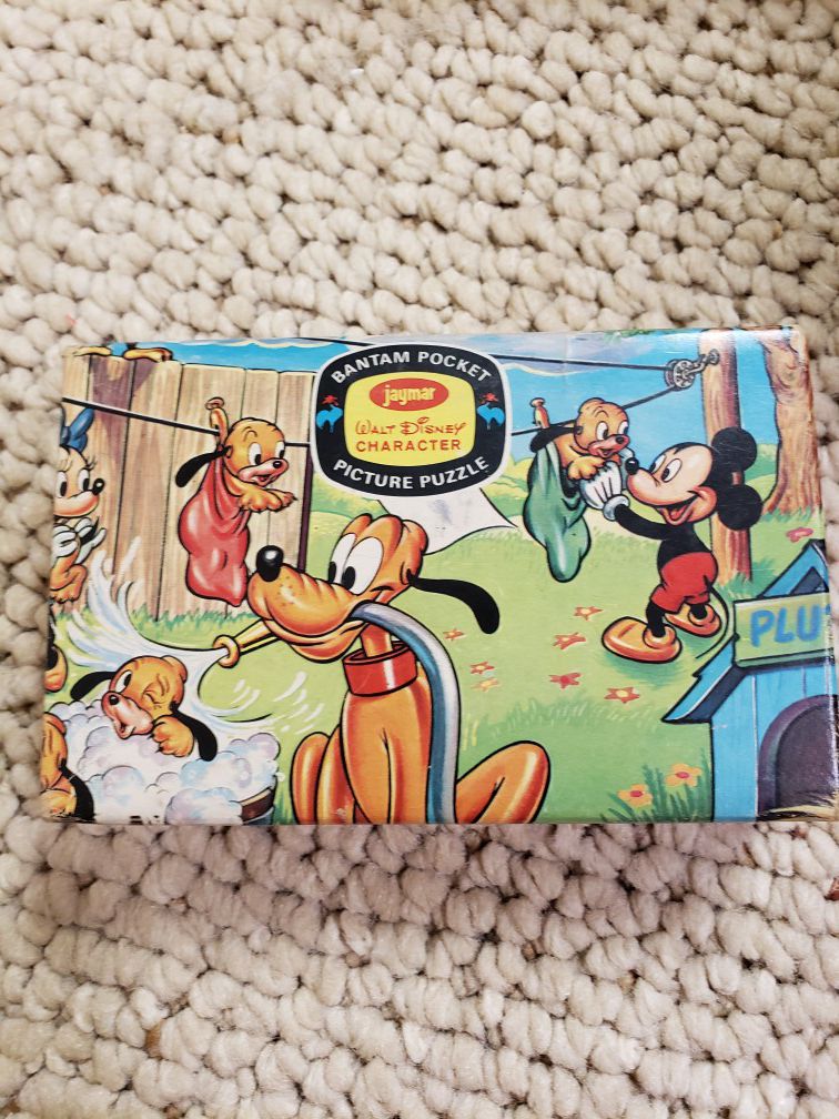 Walt Disney picture puzzles from 1960s