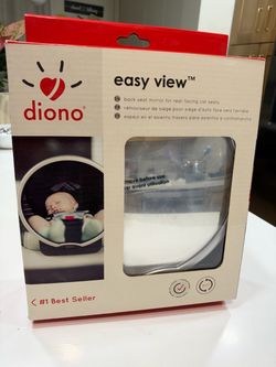 Diono Easy View Baby Car Seat Mirror | 360° Adjustable | Rear-Facing