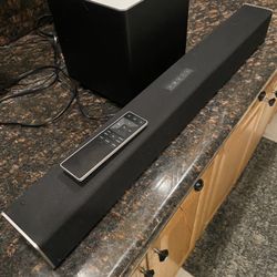 Vizio Soundbar and Subwoofer (Bluetooth) 