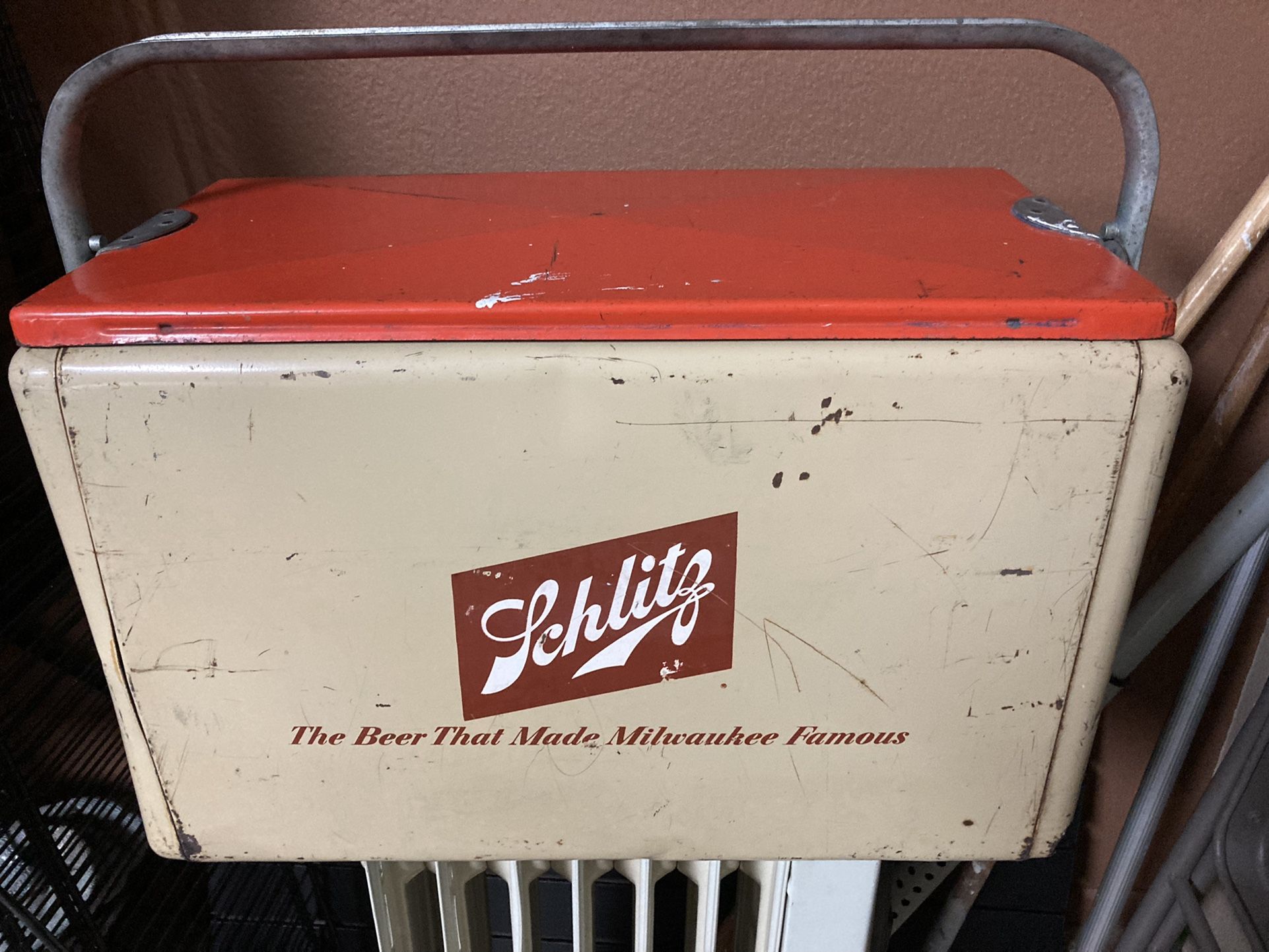 Vintage Schlitz Cooler 1953