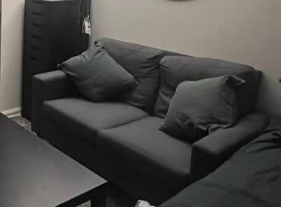 Loveseat Sofa - Dark Gray