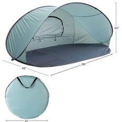 Pop-Up Beach Tents - Instant Shade Canopies with UV Protection, Water and Wind-Resistance