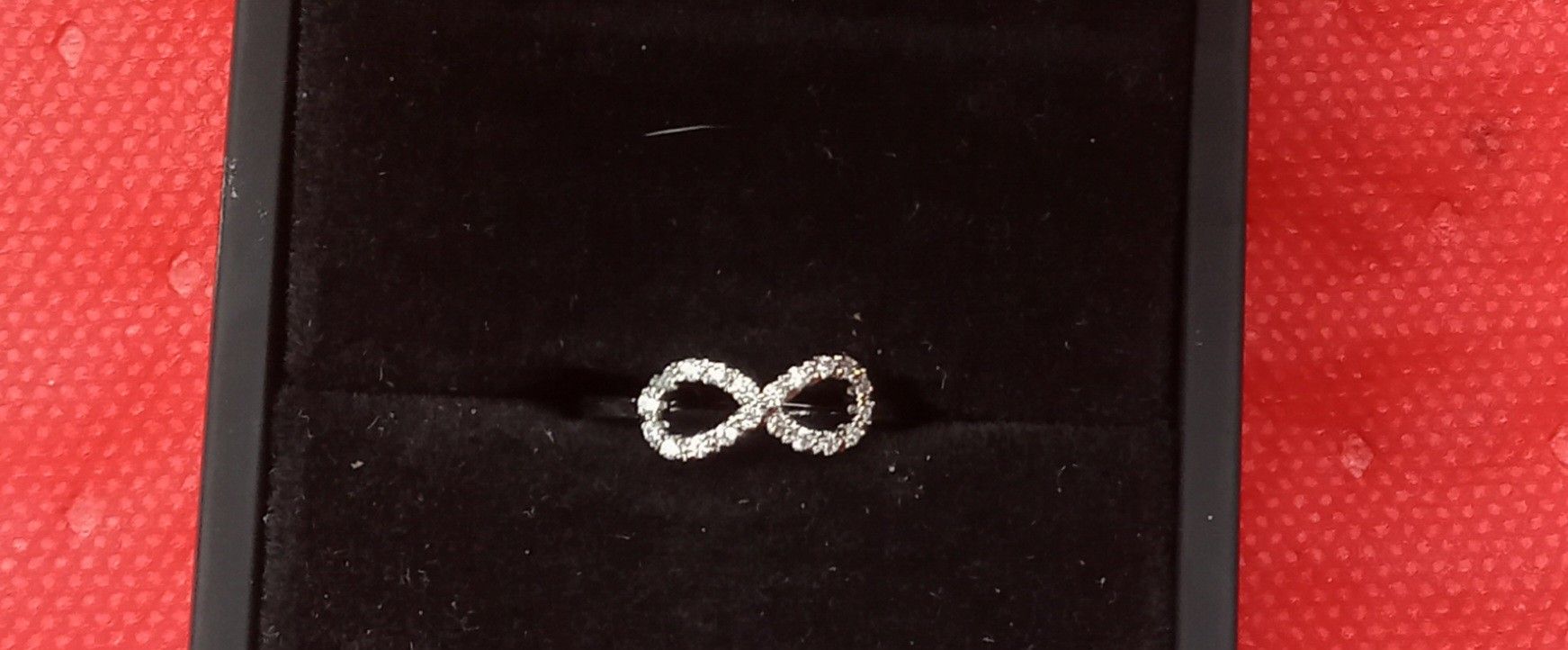 Sterling Silver Tiny Infiniti Ring
